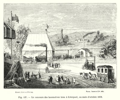 Il concorso delle locomotive tenuto a Liverpool, nel mese di ottobre 1829 da European School