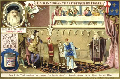 Leonardo da Vinci mostra il suo affresco dell