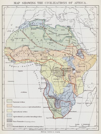 Mappa delle civiltà dell
