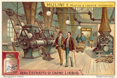 Mulino moderno a vapore da European School