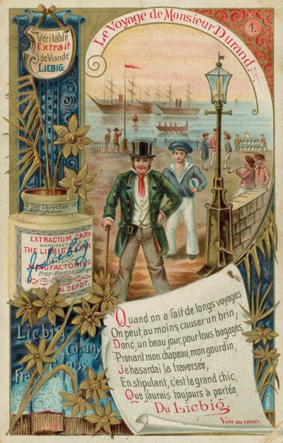 Monsieur Durand parte con il suo estratto Liebig da European School