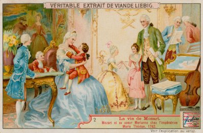 Mozart e sua sorella Marianne con l