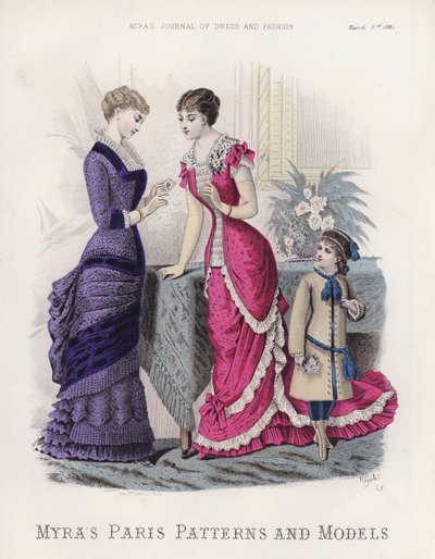Modelli e modelli di Parigi di Myra da European School