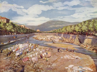Nizza, Le Paillon (litografia a colori) da European School