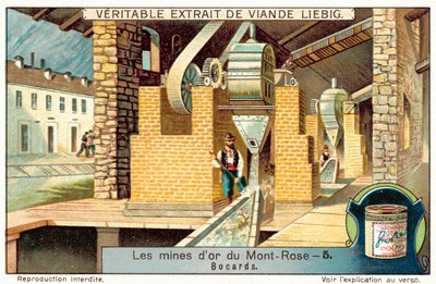Mulino per il minerale alle miniere d