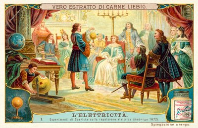 Esperimento di Otto von Guericke sulla repulsione elettrostatica, Amburgo da European School