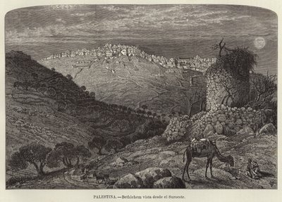 Palestina, Betlemme vista da sud-ovest da European School