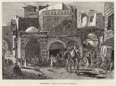 Palestina, Strada della Porta di Damasco da European School