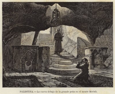 Palestina, La caverna sotto la grande roccia sul monte Moriah da European School