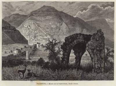 Palestina, Monte della Quarantena, da Gerico da European School