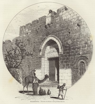 Palestina, Porta di Sion o del profeta Davide da European School