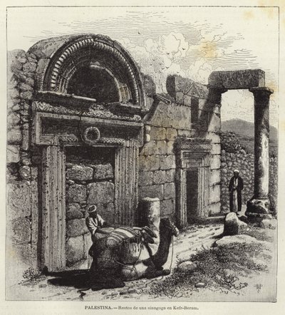 Resti di una sinagoga a Kefr-Beram da European School