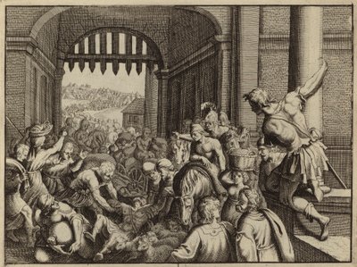 Il popolo di Samaria saccheggia il campo abbandonato degli Aramei da European School