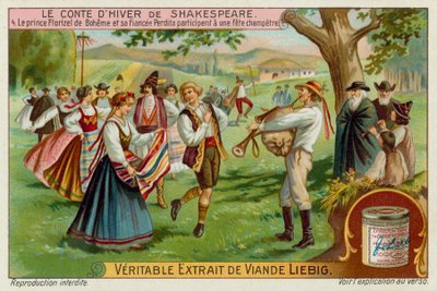 Perdita e il Principe Florizel danzano a una festa da European School
