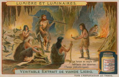 Lampade di argilla preistoriche da European School