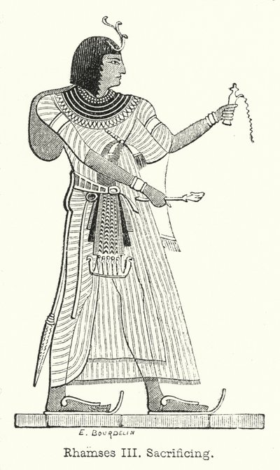Ramses III che sacrifica da European School