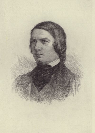 Robert Schumann (incisione) da European School