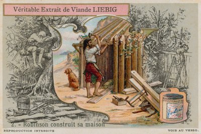 Robinson Crusoe costruisce la sua capanna da European School