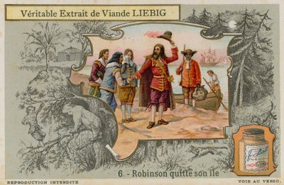Robinson Crusoe lascia l