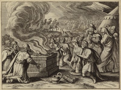 Samuele e gli Israeliti confessano i loro peccati a Dio a Mizpa prima di sconfiggere i Filistei da European School