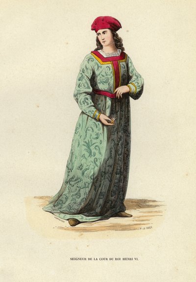 Signore della corte del re Enrico VI da European School