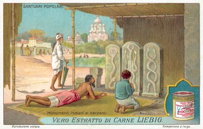 Monumenti ai serpenti in India da European School
