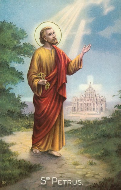 San Pietro (litografia a colori) da European School