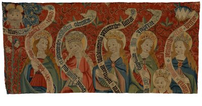 Frammento di arazzo raffigurante l