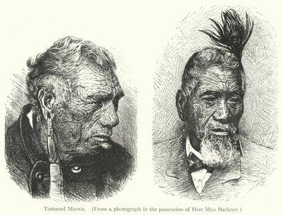 Maori tatuati da European School