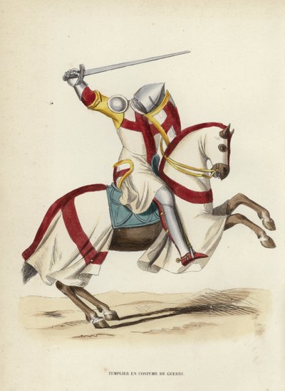 Templare in costume di guerra da European School