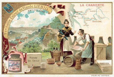 La Charente e una vista di Angoulême da European School