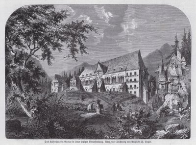 Il Kaiserhaus, palazzo imperiale a Goslar, Germania da European School