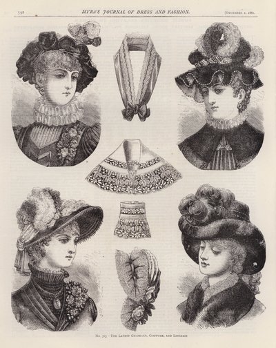 Gli ultimi cappelli, acconciature e lingerie da European School