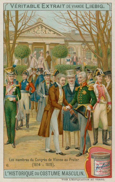 I Membri del Trattato di Vienna nel 1815 da European School