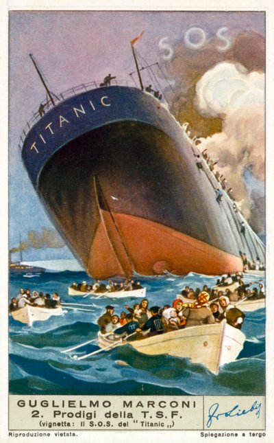Il Titanic invia un messaggio di SOS via radio da European School