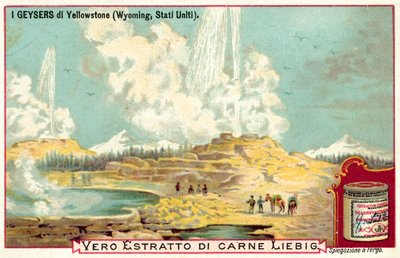 I geyser del Parco Nazionale di Yellowstone, Wyoming, USA da European School