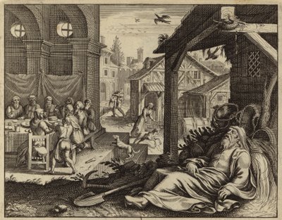 Tobit accecato dagli escrementi dei passeri da European School