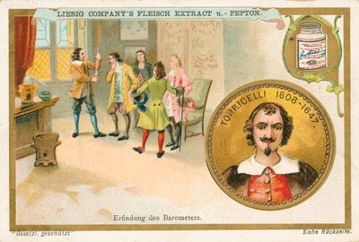 Torricelli, carta Liebig, inizio XX secolo (cromo) da European School