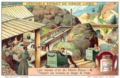 Trasporto del minerale al capannone di smistamento da European School