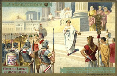 Vittore visita il Campidoglio per fare offerte a Giove, Antica Roma da European School