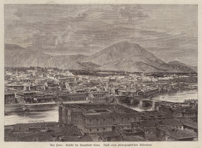 Veduta di Lima, Perù da European School