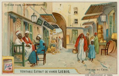 Veduta di una strada al Cairo da European School