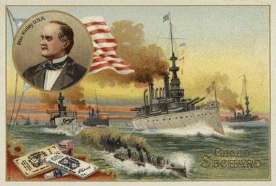 William McKinley, Presidente degli Stati Uniti, Guerra ispano-americana, 1898 da European School