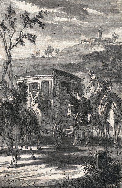 illustrazione per El principe de los ingenios, Miguel de Cervantes Saavedra da Eusebio Planas