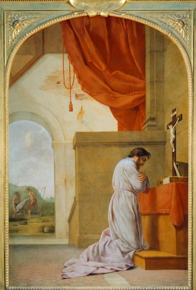 San Bruno in preghiera - San Bruno in preghiera ... da Eustache (studio of) Le Sueur