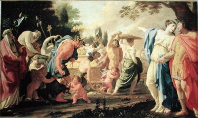 Polifilo al trionfo di Bacco, 1637-38 da Eustache Le Sueur