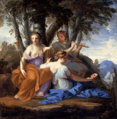 Le Muse Clio, Euterpe e Thalia da Eustache Le Sueur