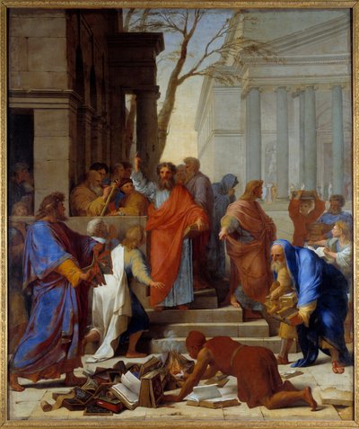 La predizione di San Paolo a Efeso (dettaglio) da Eustache Le Sueur