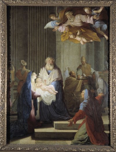La presentazione al Tempio da Eustache Le Sueur