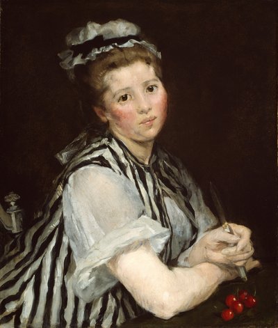 Ragazza con ciliegie da Eva Gonzalès
